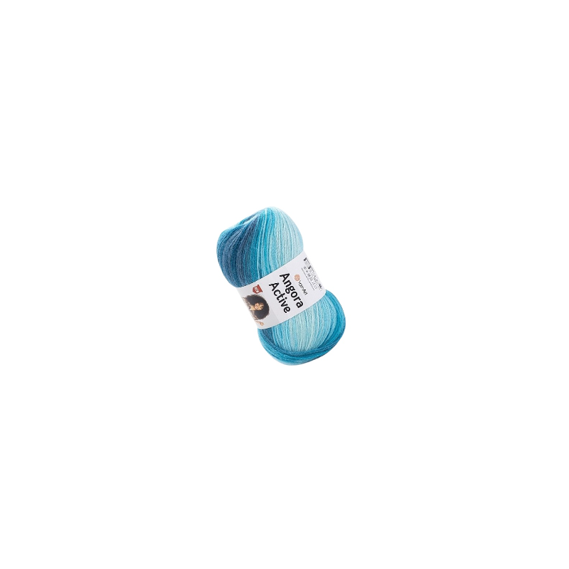 YarnArt Angora Active 845 błękit, turkus