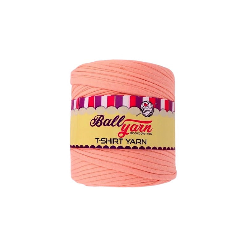 T-shirt Yarn Ball Yarn jasny łosoś
