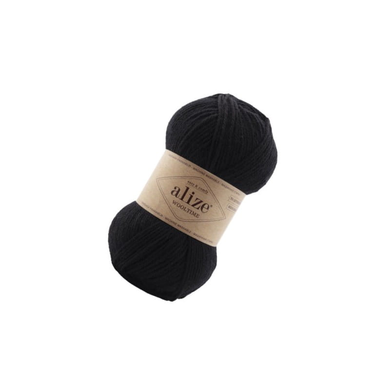 Alize Wooltime 60 czarny