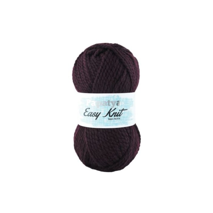 Papatya Easy Knit 3290 ciemny śliwkowy