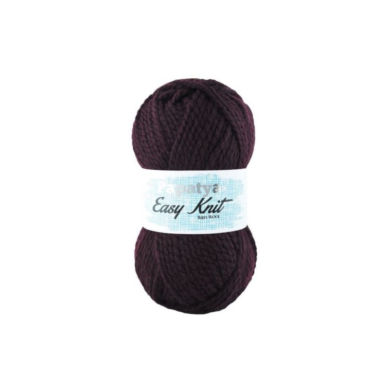 Papatya Easy Knit 3290 ciemny śliwkowy