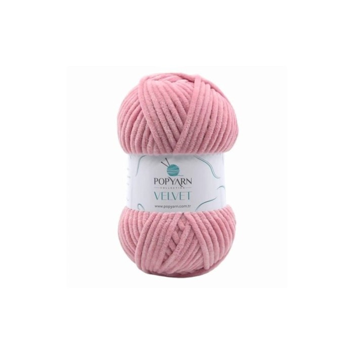 Popyarn Velvet B07 jasny róż