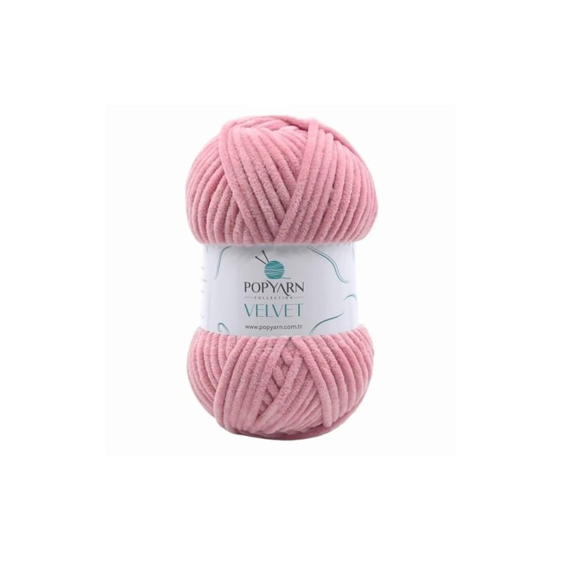 Popyarn Velvet B07 jasny róż