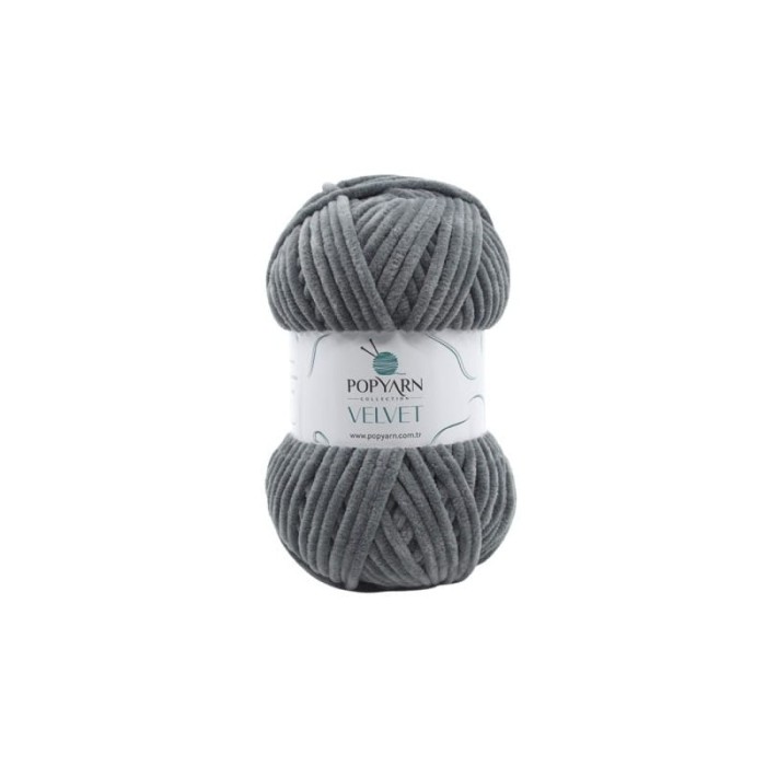 Popyarn Velvet B010 szary