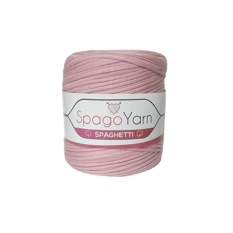 Spaghetti Spago Yarn brudny róż