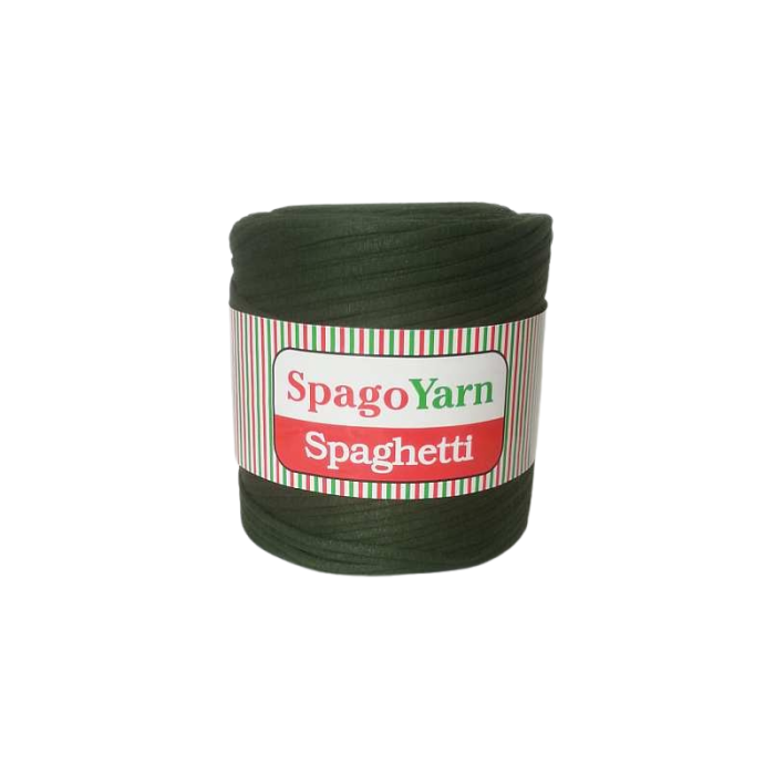 Spaghetti Spago Yarn ciemny zielony