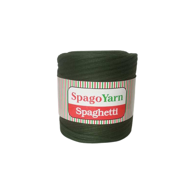 Spaghetti Spago Yarn ciemny zielony
