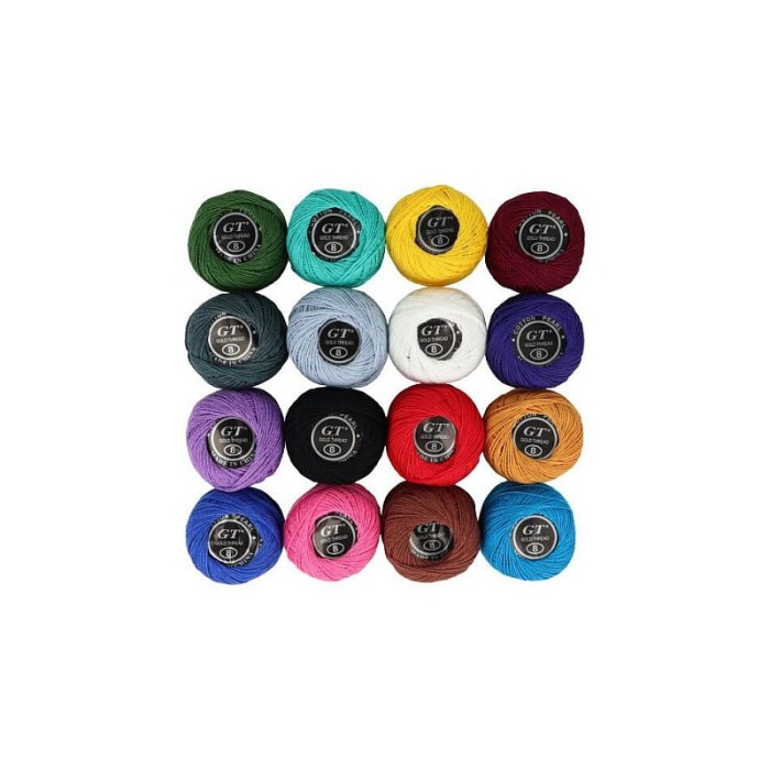 Zestaw kordonków "8" 100% bawełna - 16 sztuk