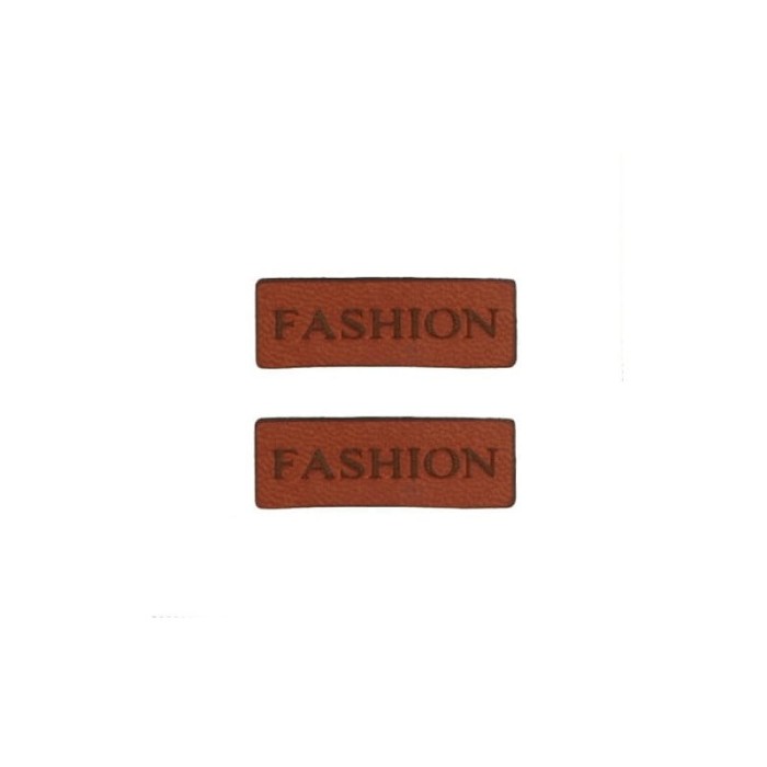 Naszywka Hand Made eko skóra 231 "fashion" 10x35mm