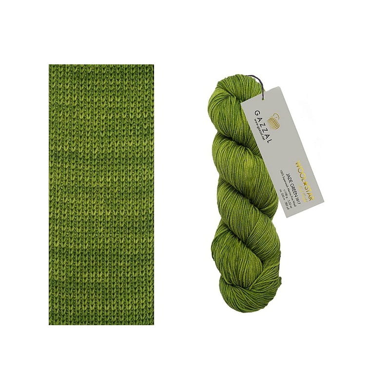 Gazzal Wool Star 3817 JADE GREEN