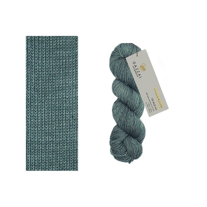 Gazzal Wool Star 3822 OIL BLUE