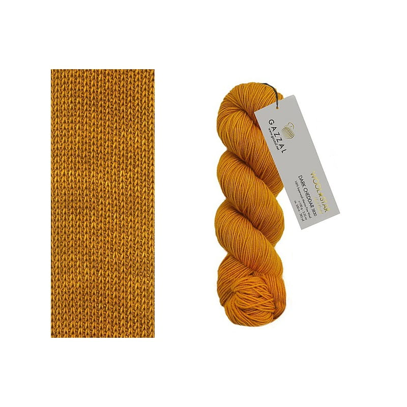 Gazzal Wool Star 3830 DARK CHEDDAR