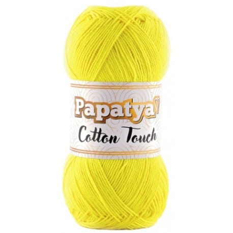 Papatya Cotton Touch 850 żółty (50g)