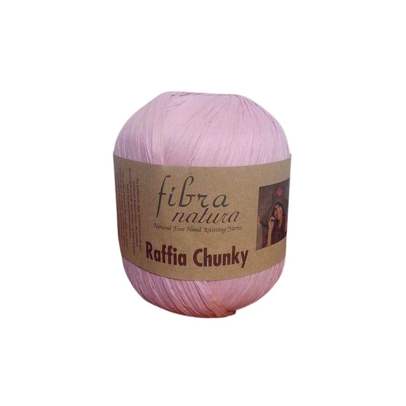 Raffia Chunky Fibra Natura 114-04 jasny róż
