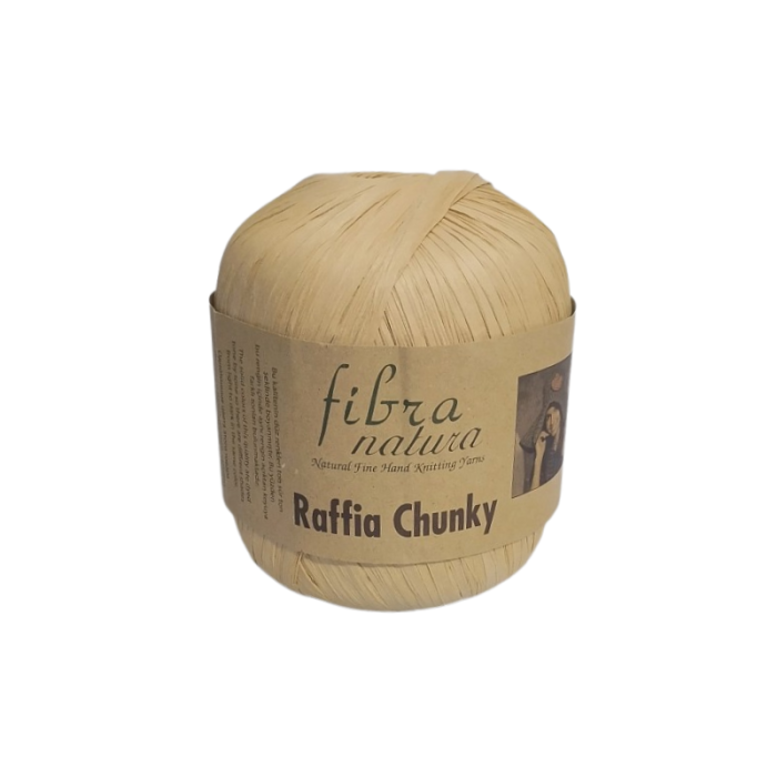 Raffia Chunky Fibra Natura 114-17 słomkowy
