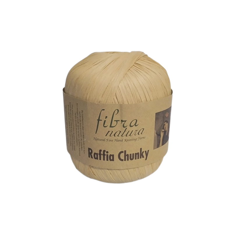 Raffia Chunky Fibra Natura 114-17 słomkowy