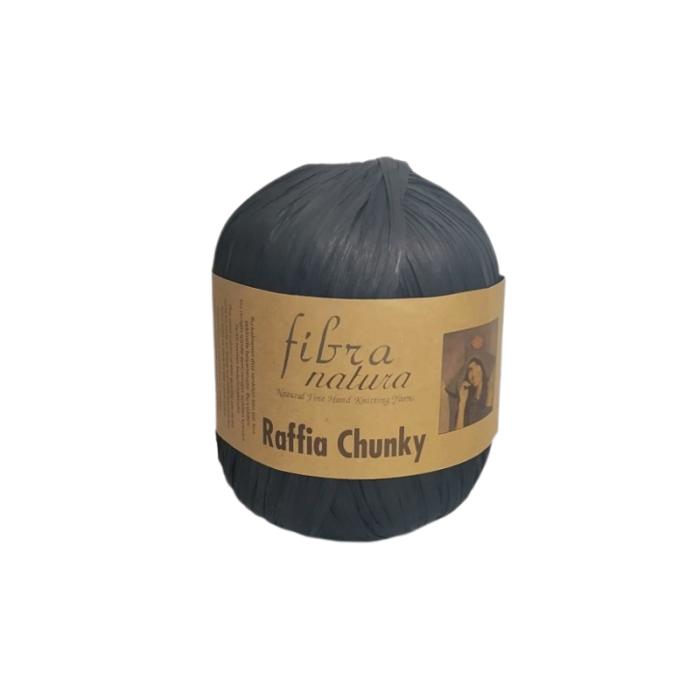 Raffia Chunky Fibra Natura 114-22 czarny