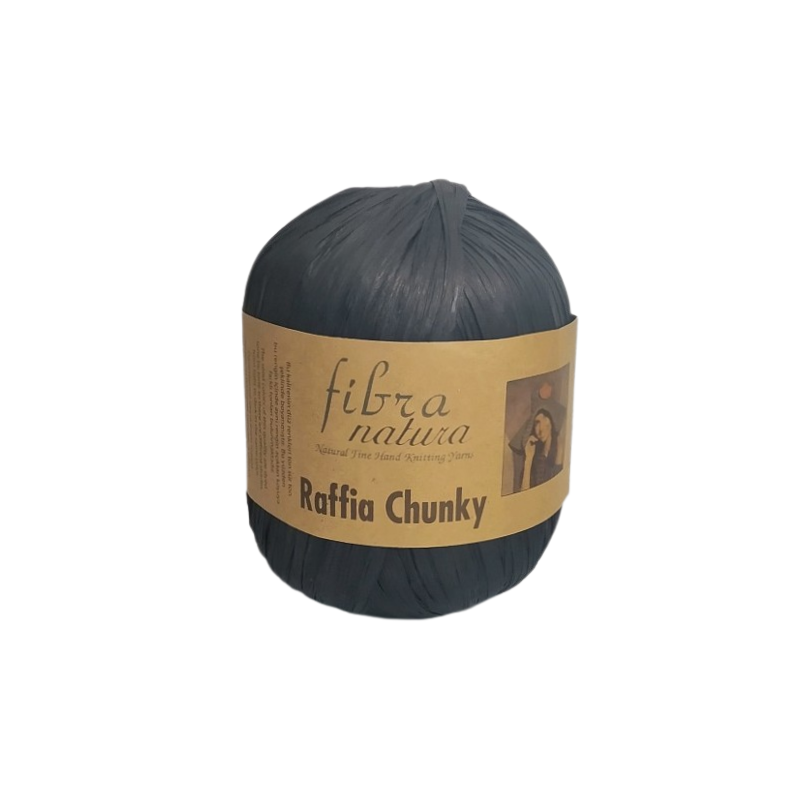 Raffia Chunky Fibra Natura 114-22 czarny