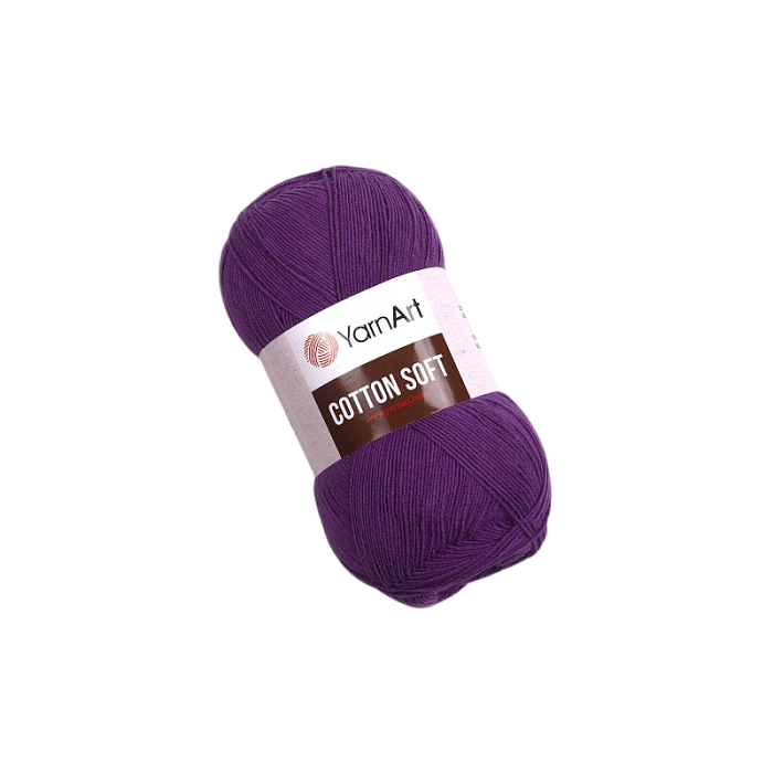 YarnArt Cotton Soft 50 fioletowy