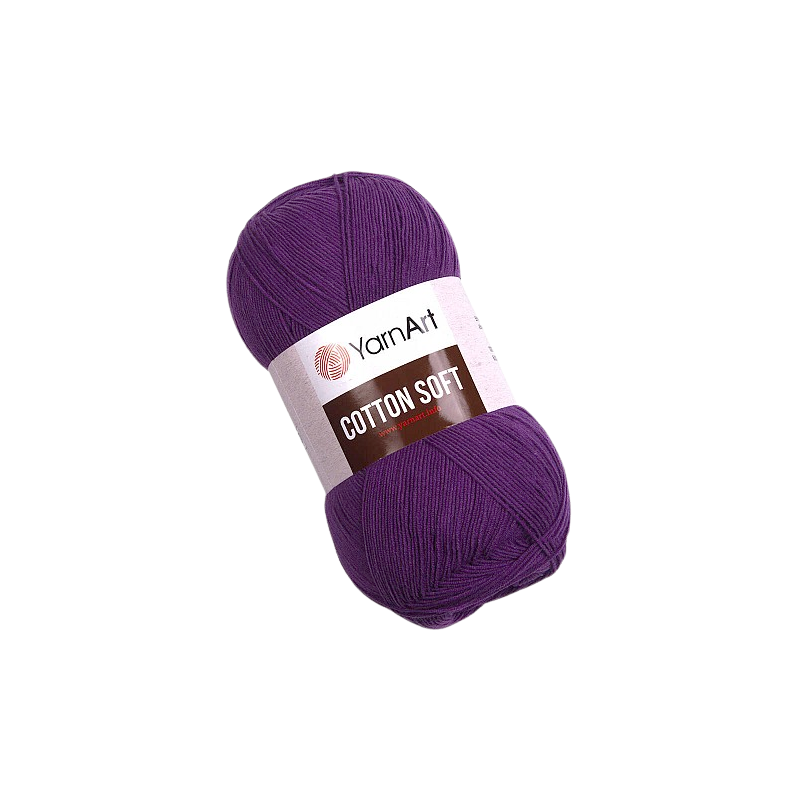 YarnArt Cotton Soft 50 fioletowy