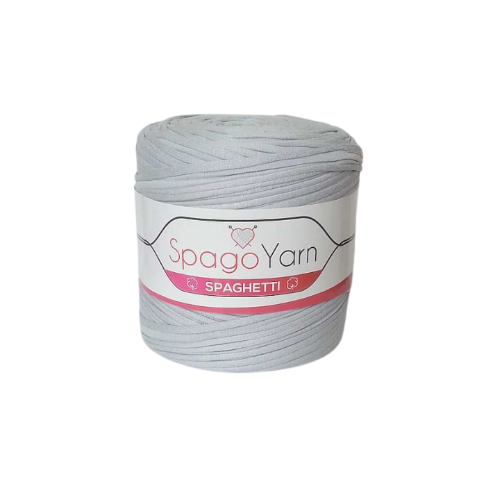 Spaghetti Spago Yarn jasny szary