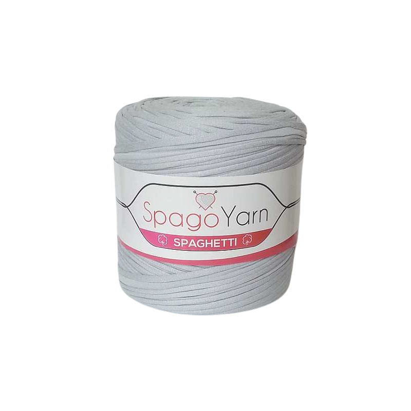 Spaghetti Spago Yarn jasny szary