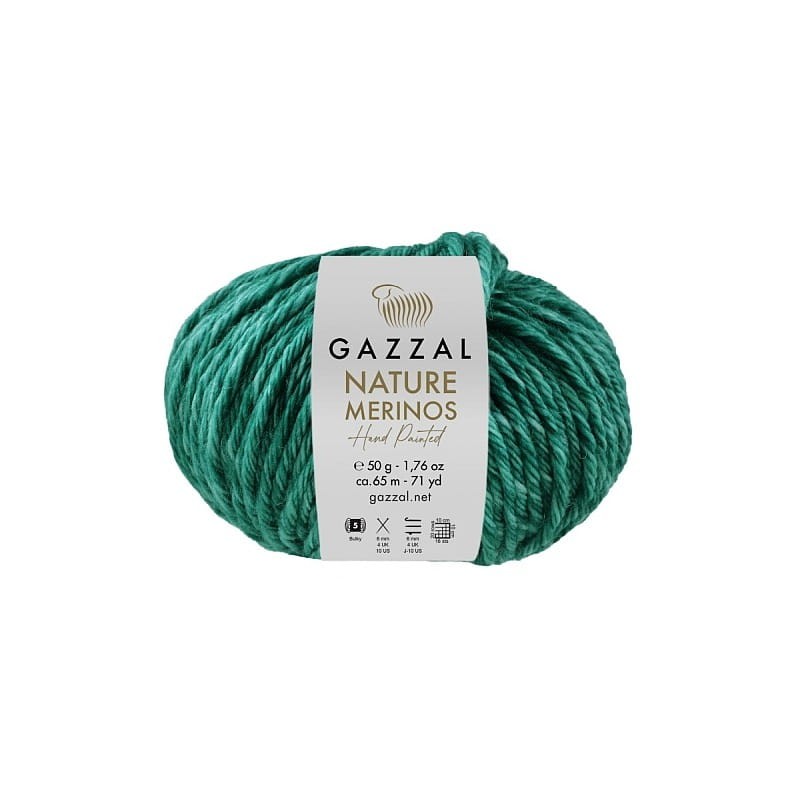 Gazzal Nature Merinos 8302 szmaragdowy