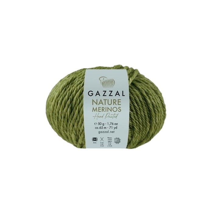 Gazzal Nature Merinos 8309 oliwkowy