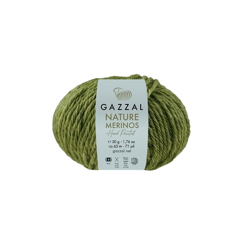 Gazzal Nature Merinos 8309 oliwkowy