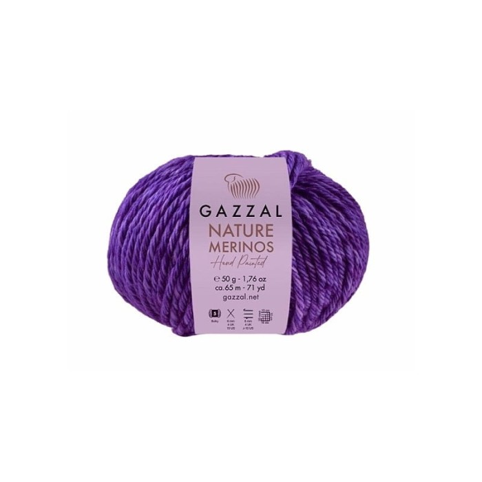 Gazzal Nature Merinos 8313 fioletowy