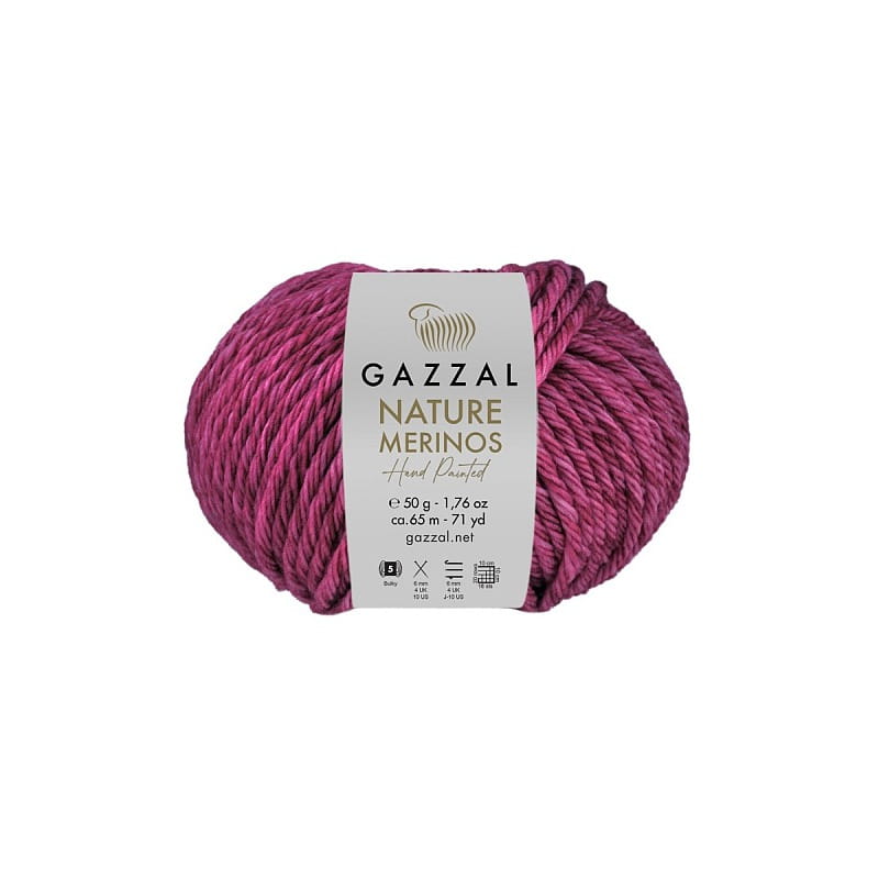 Gazzal Nature Merinos 8315 malinowy