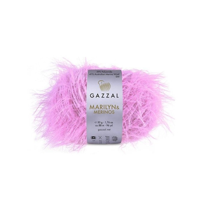 Gazzal Marilyn &amp; Merinos 8255 różowy