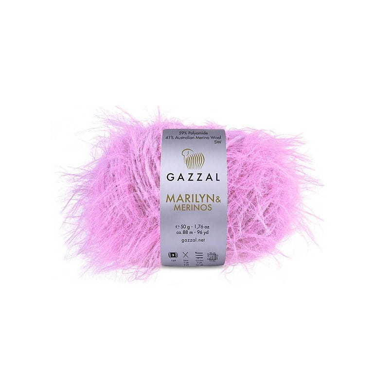 Gazzal Marilyn &amp; Merinos 8255 różowy