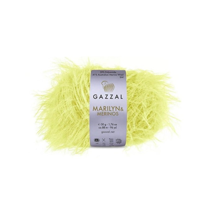 Gazzal Marilyn &amp; Merinos 8261 żółty