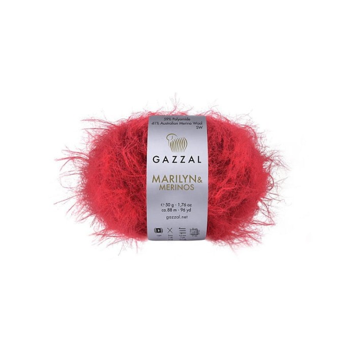Gazzal Marilyn &amp; Merinos 8265 czerwony
