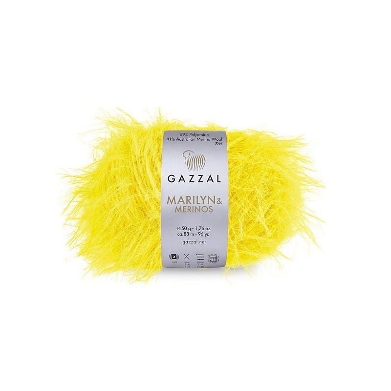 Gazzal Marilyn &amp; Merinos 8277 neonowy żółty