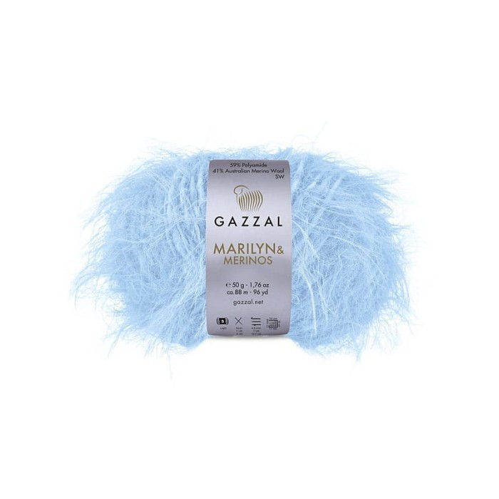 Gazzal Marilyn &amp; Merinos 8279 błękitny