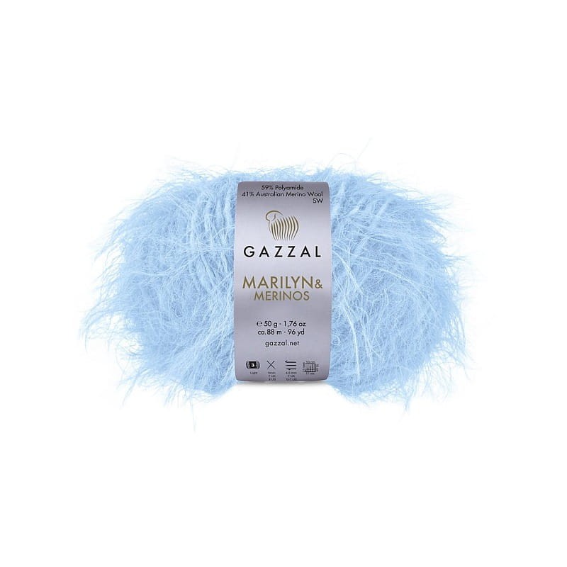Gazzal Marilyn &amp; Merinos 8279 błękitny