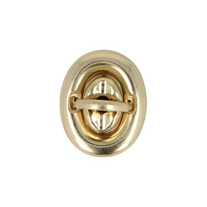 Zapięcie do torebki obrotowe 3,5x2,5cm złote