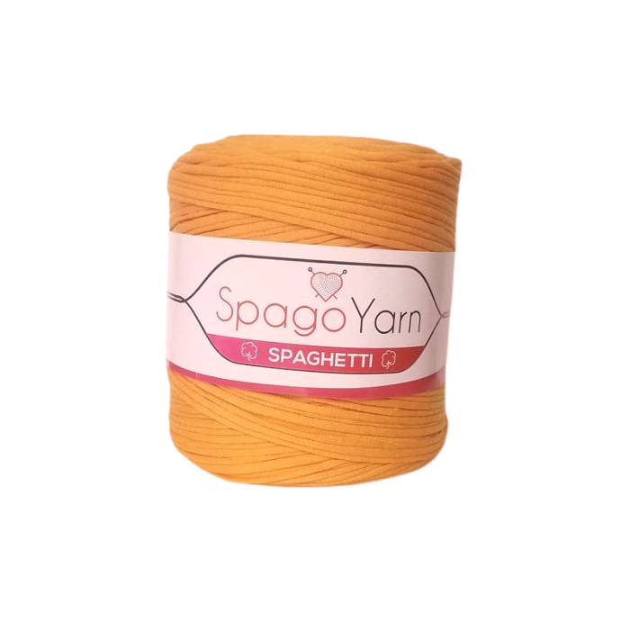 Spaghetti Spago Yarn pomarańczowy
