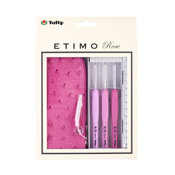 Zestaw szydełek Tulip Etimo Rose 2,5mm - 3,5mm