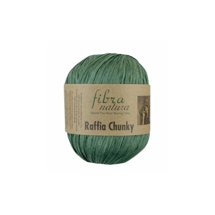 Raffia Chunky Fibra Natura 114-14 zielony