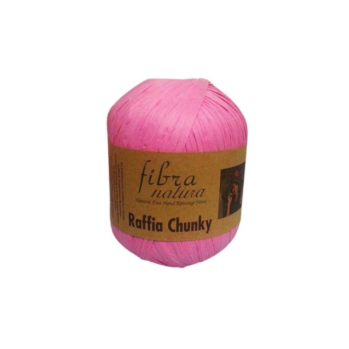 Raffia Chunky Fibra Natura 114-05 różowy