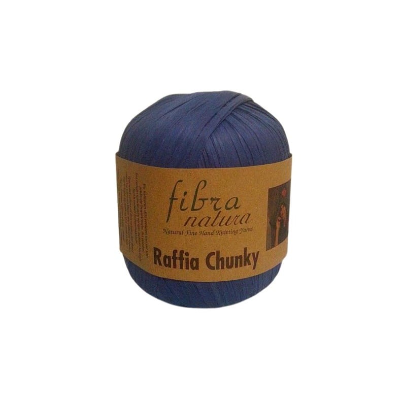 Raffia Chunky Fibra Natura 114-13 granatowy