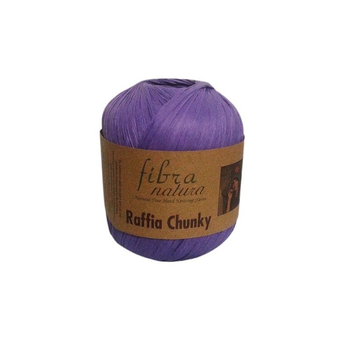 Raffia Chunky Fibra Natura 114-08 fioletowy