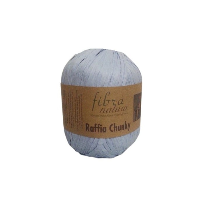Raffia Chunky Fibra Natura 114-10 błękitny