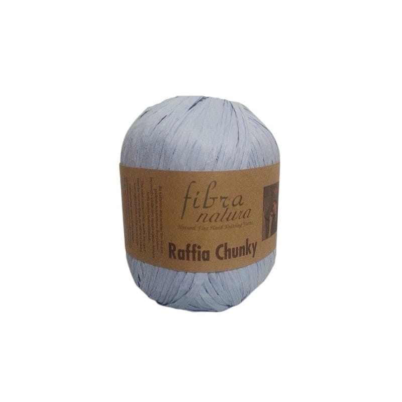 Raffia Chunky Fibra Natura 114-10 błękitny