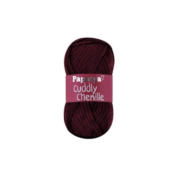 Papatya Cuddly Chenille 9065 ciemny brąz