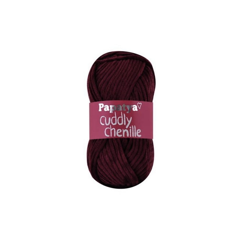 Papatya Cuddly Chenille 9065 ciemny brąz