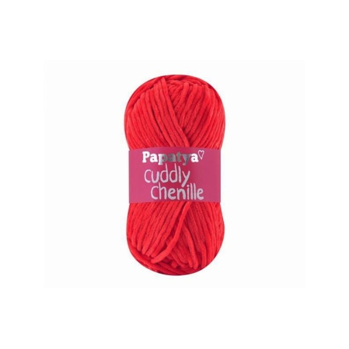 Papatya Cuddly Chenille 3075 czerwony